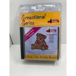 Amazing Designs Sensational Series Plush Pal Teddy Pals Embroidery Design CD.  N